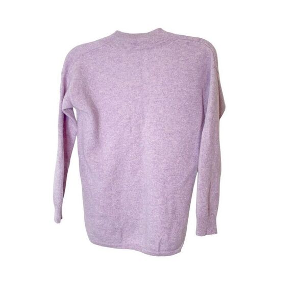 Tina Stephens Lavender Purple 100% Cashmere V-Neck Sweater Women’s Size X-Small - Picture 4 of 8